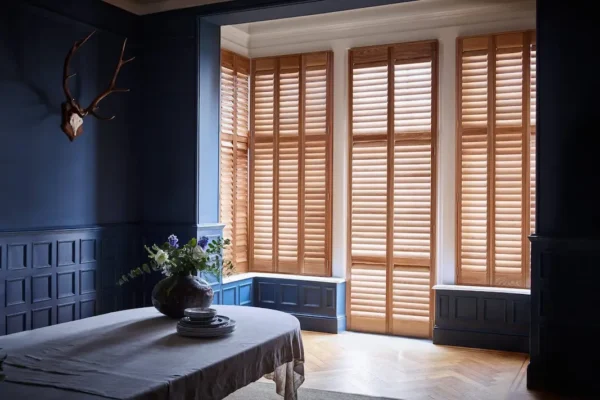 Timber Wood Shutters - Curtain and Blinds Library